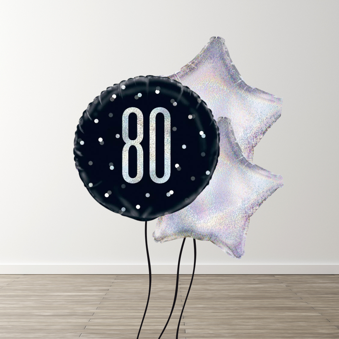 Small Black Balloon Bouquet