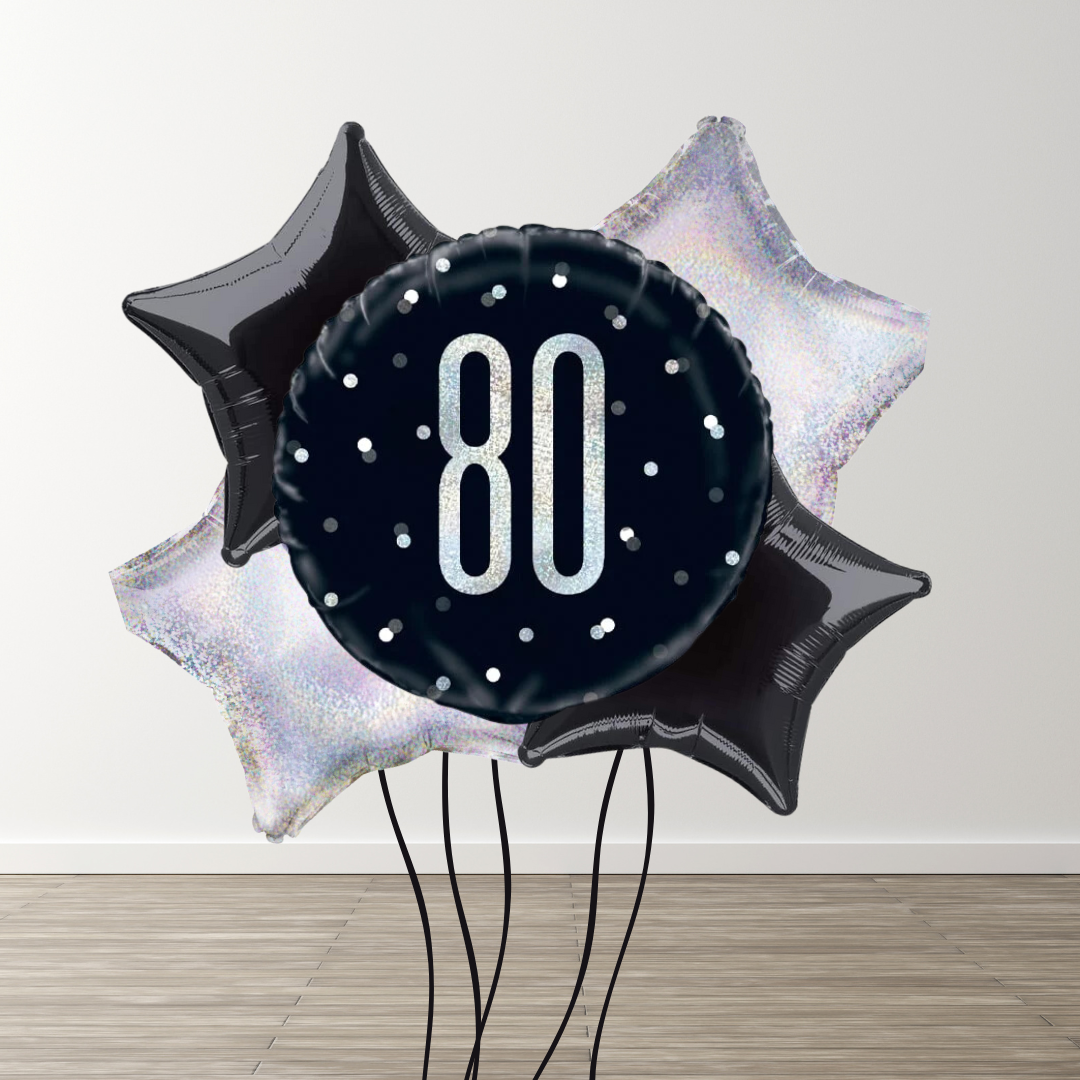 Large Black Balloon Bouquet