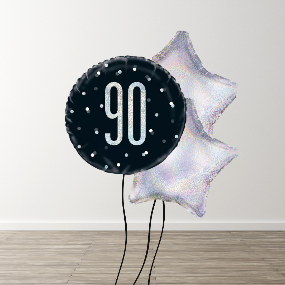 Small Black Balloon Bouquet