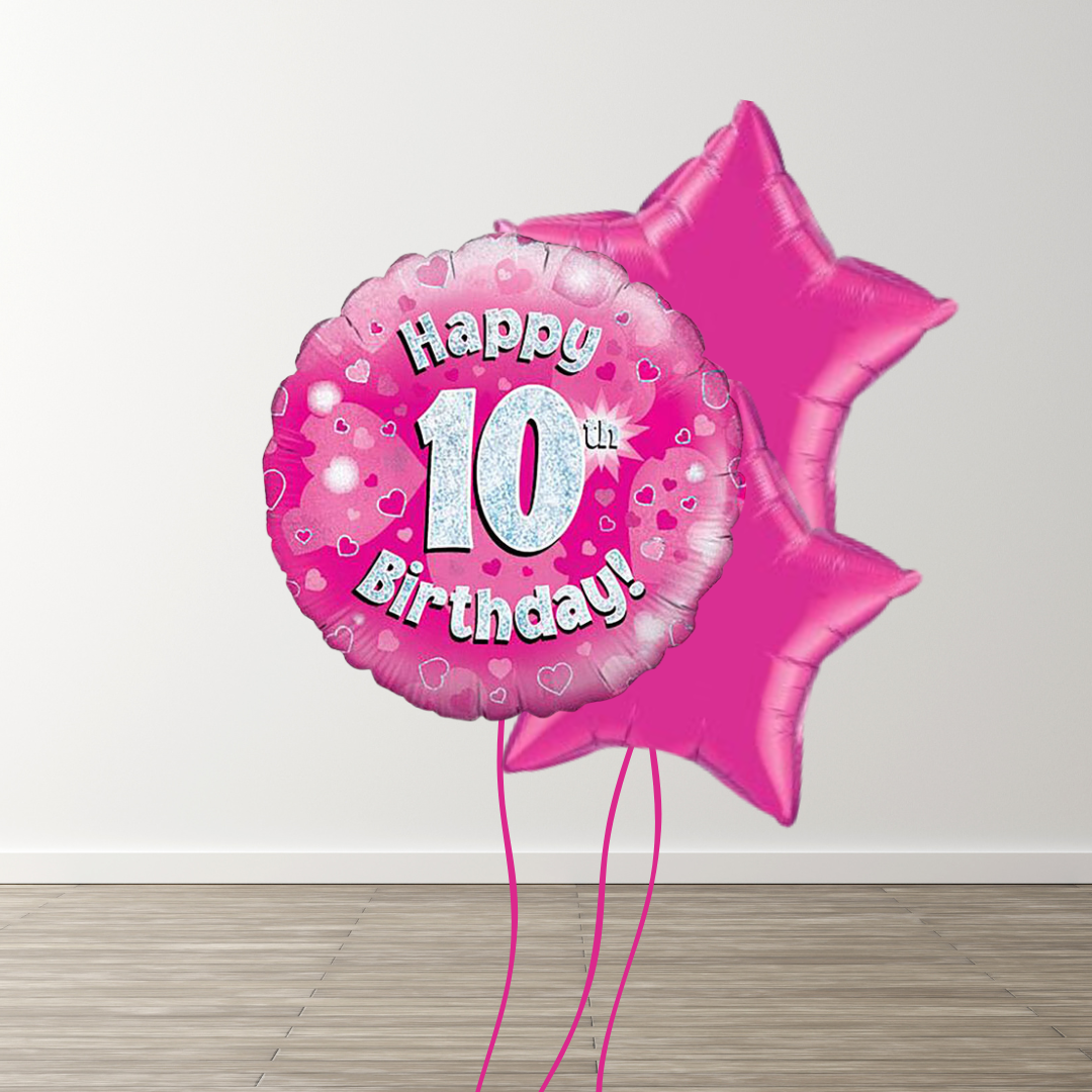 Small Pink Balloon Bouquet