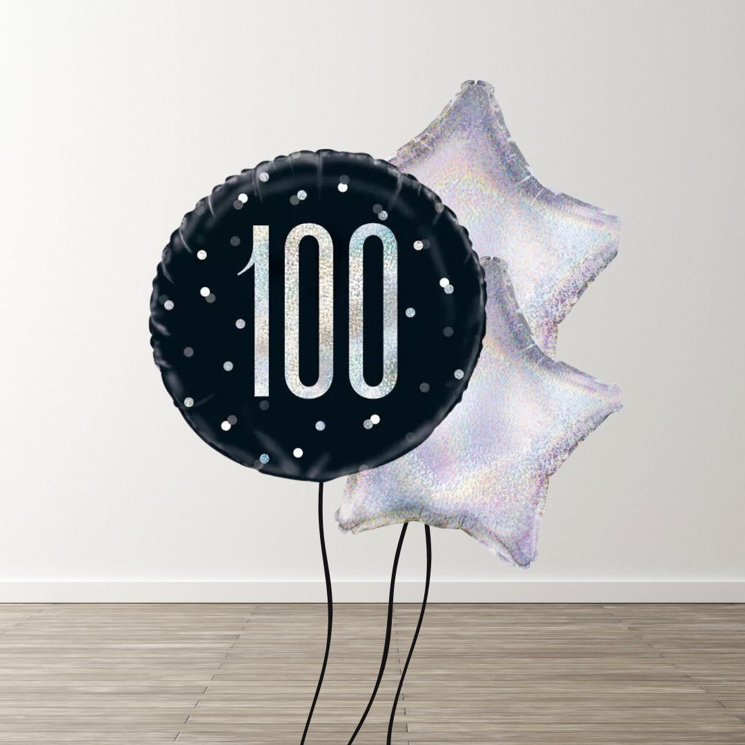Small Black Balloon Bouquet