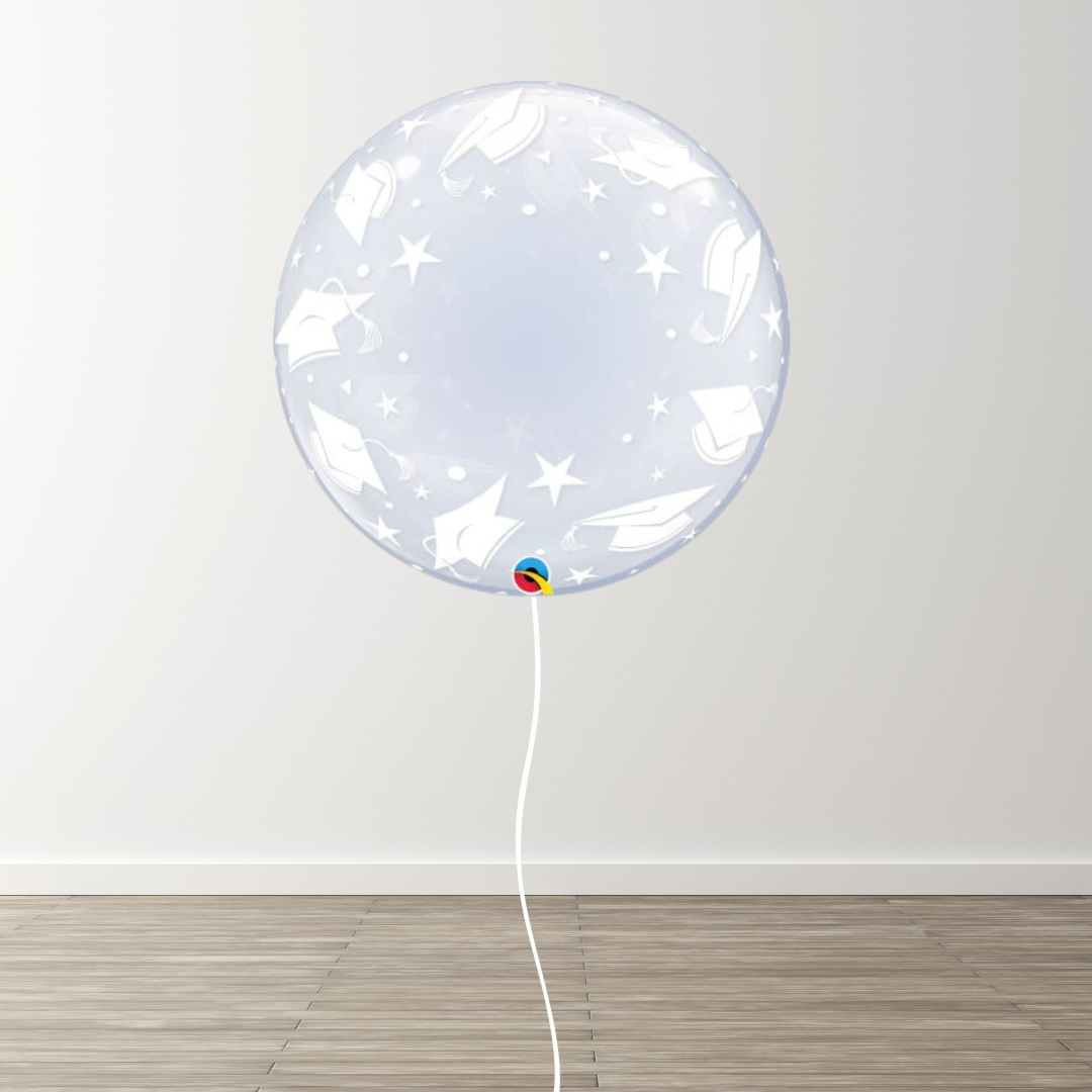 Graduation Cap 24" Bubble Balloon