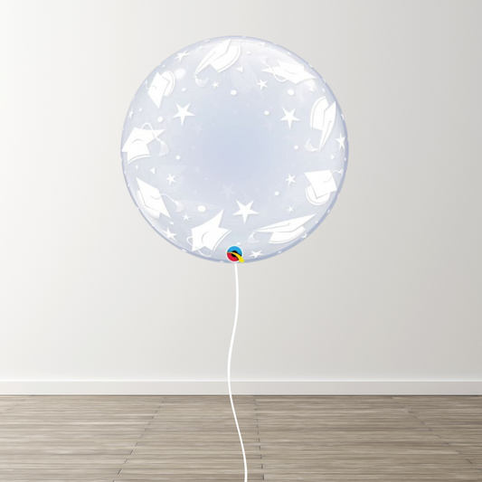 Graduation Cap 24" Bubble Balloon