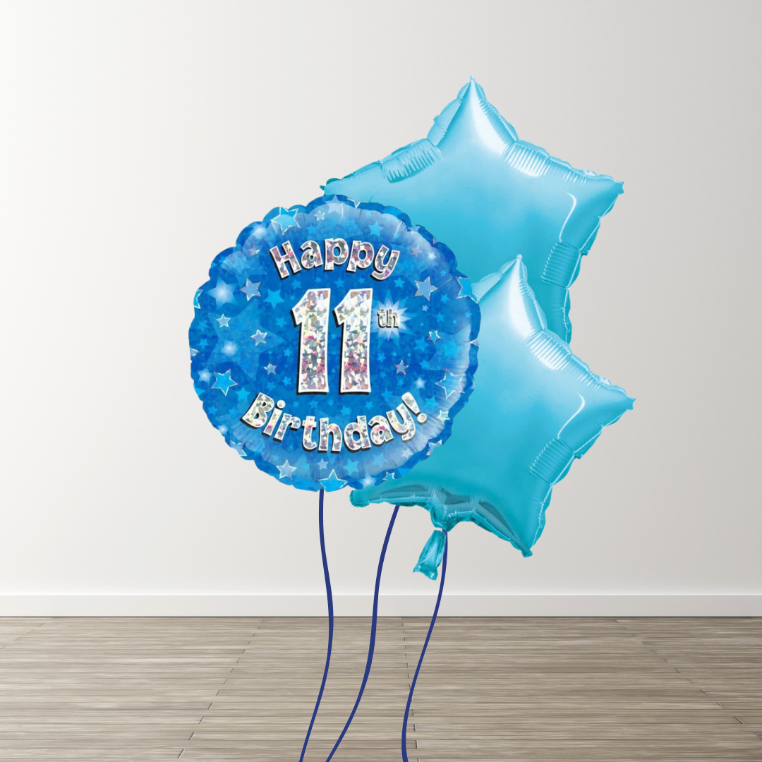 Small Blue Balloon Bouquets
