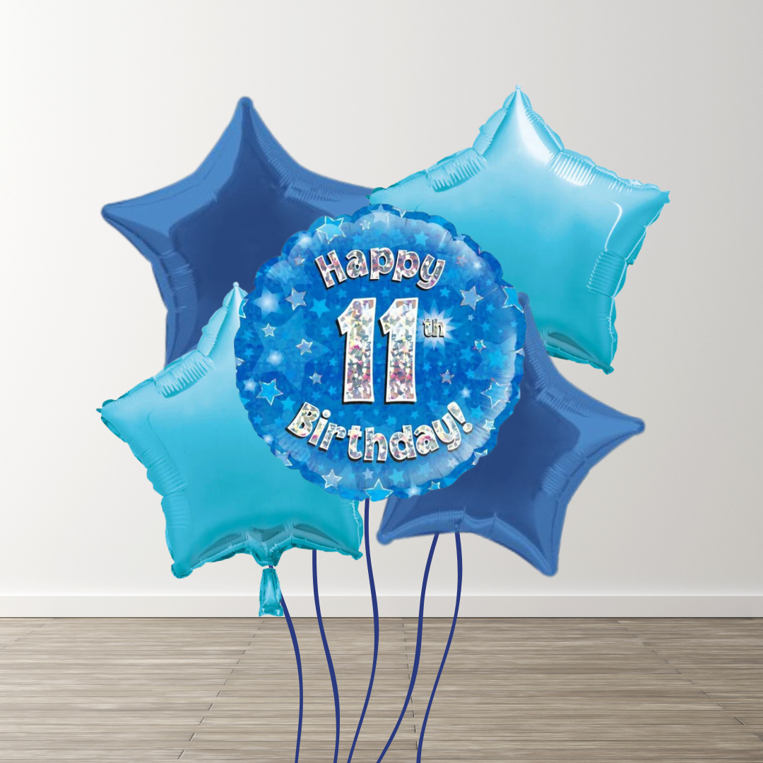 Large Blue Balloon Bouquets