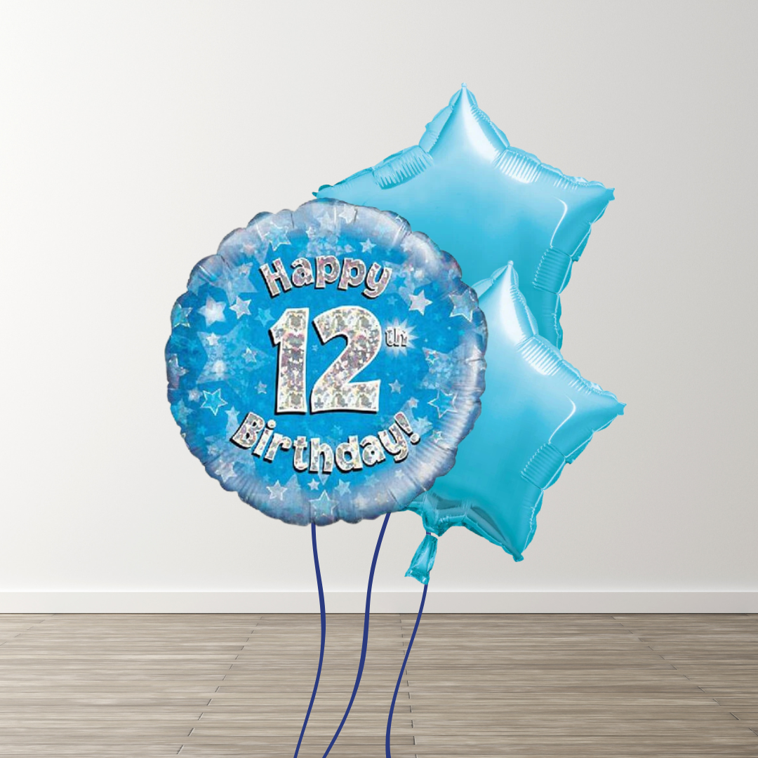 Small Blue Balloon Bouquets