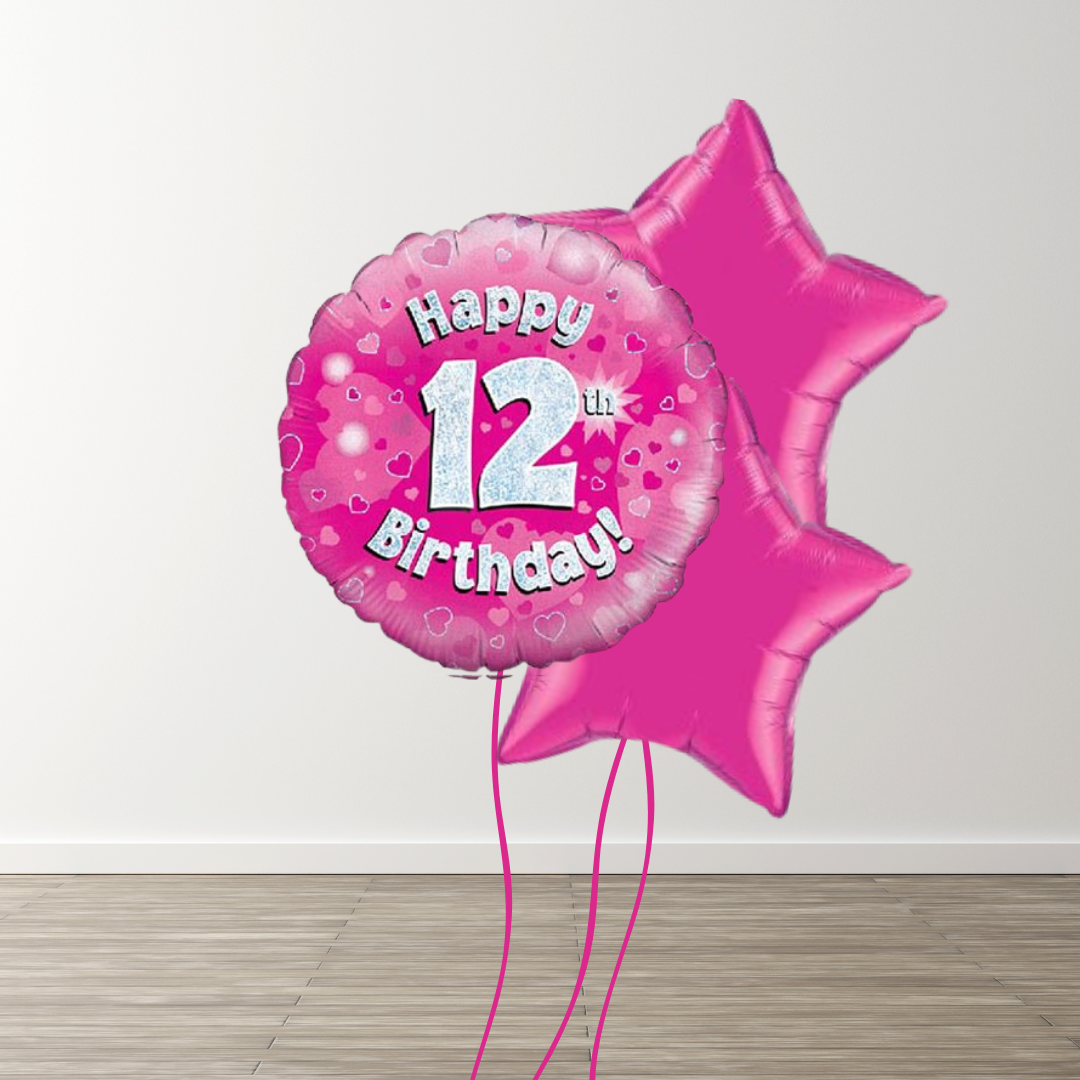 Small Pink Balloon Bouquet