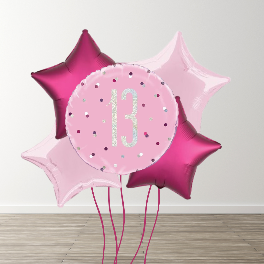 Large Pink Balloon Bouquet