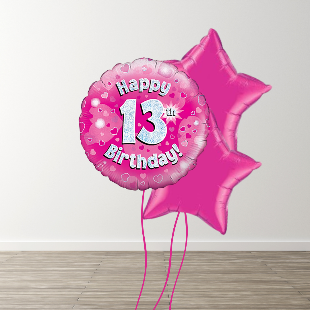 Small Pink Balloon Bouquet