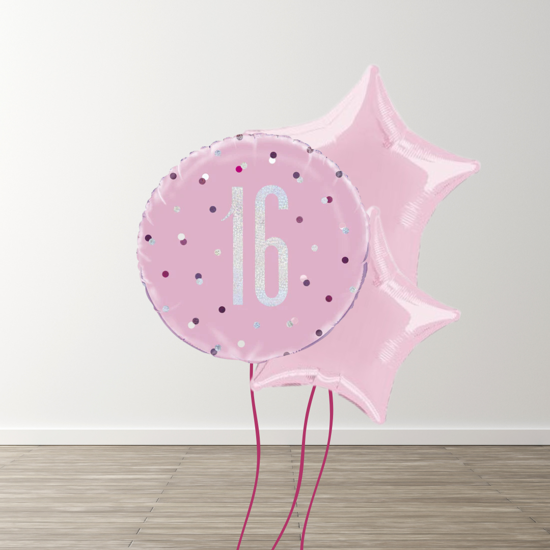 Small Pink Balloon Bouquet