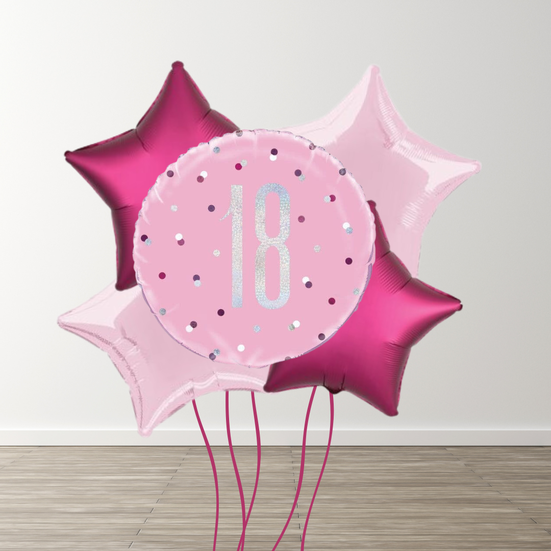 Large Pink Balloon Bouquet