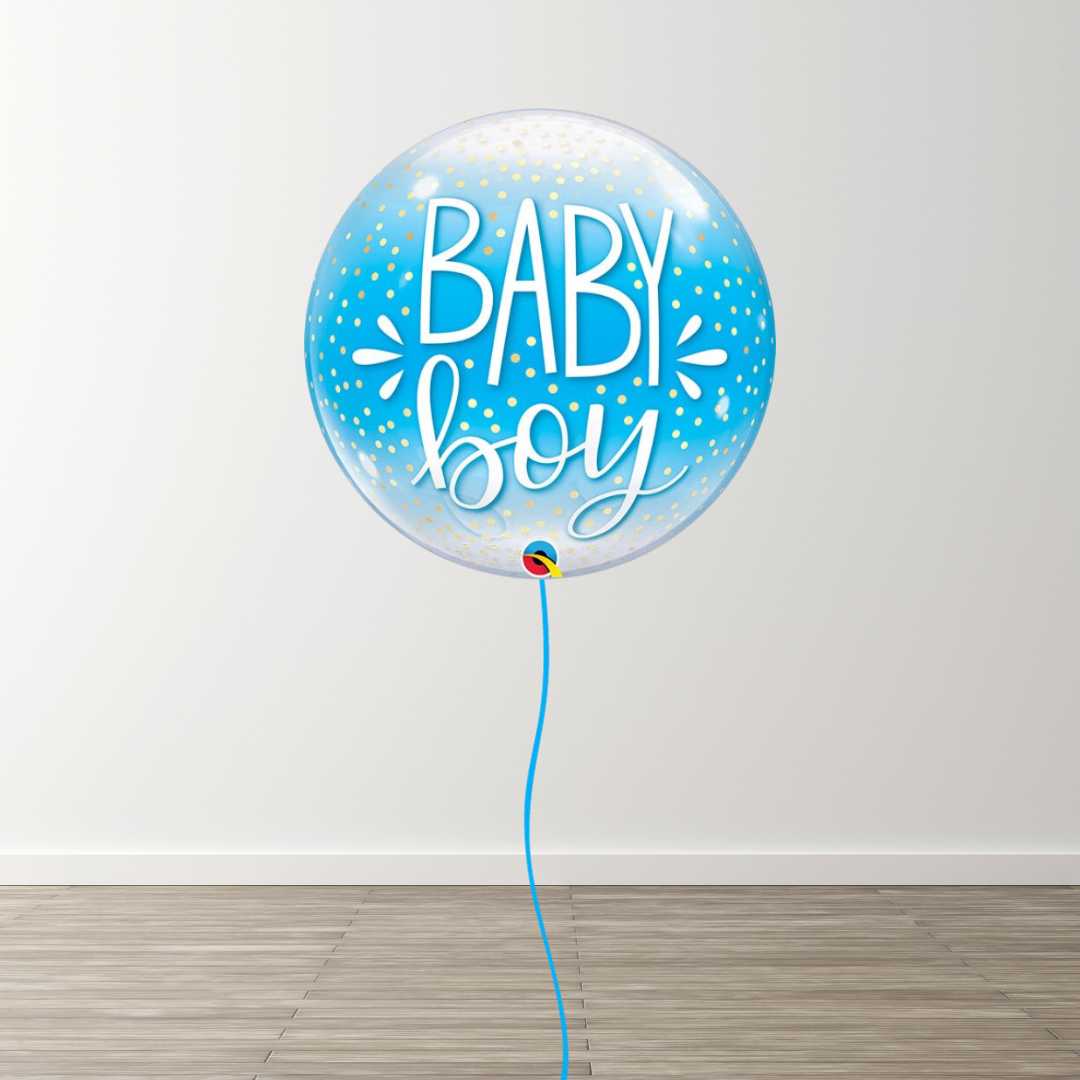 Baby Boy 24" Bubble Balloon