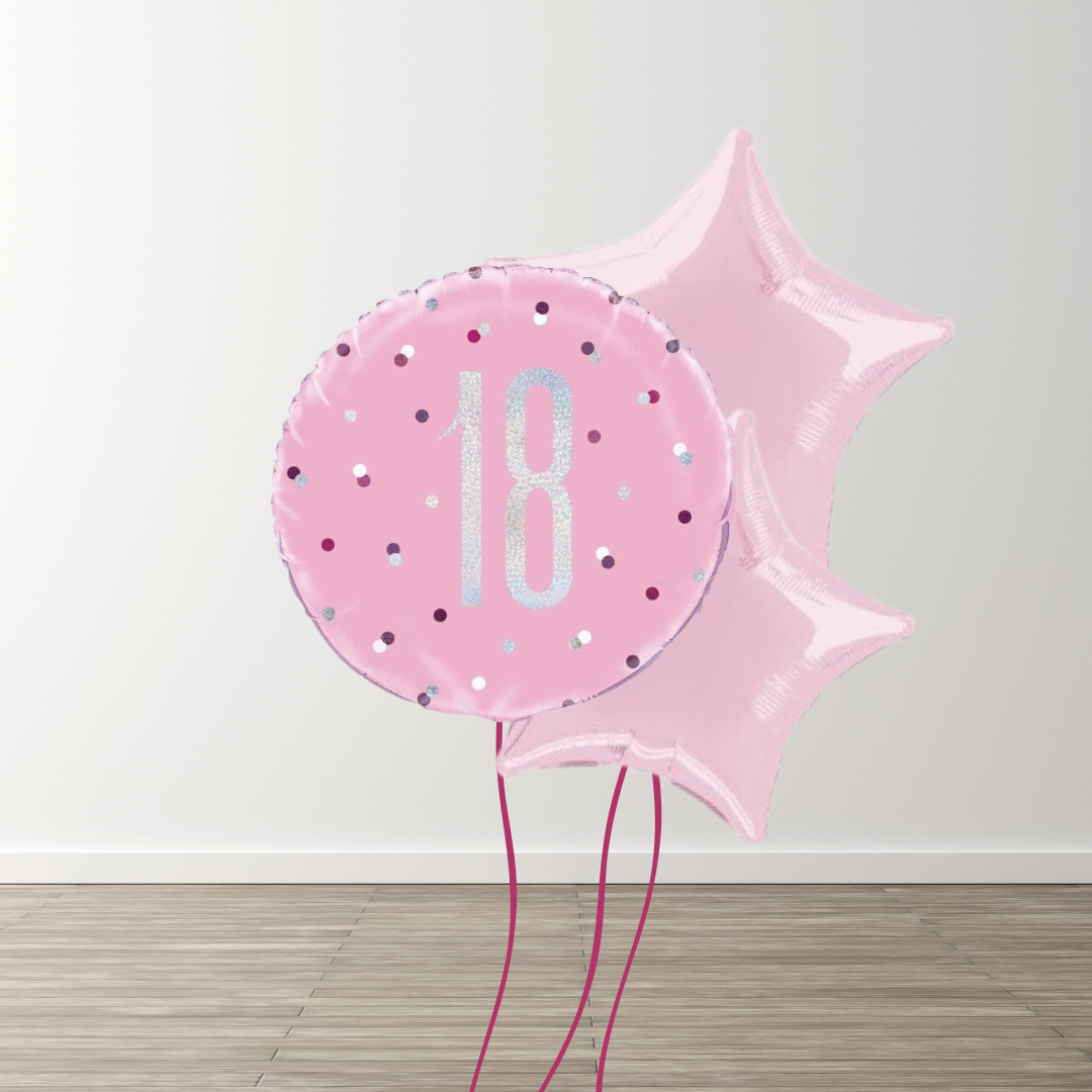 Small Pink Balloon Bouquet