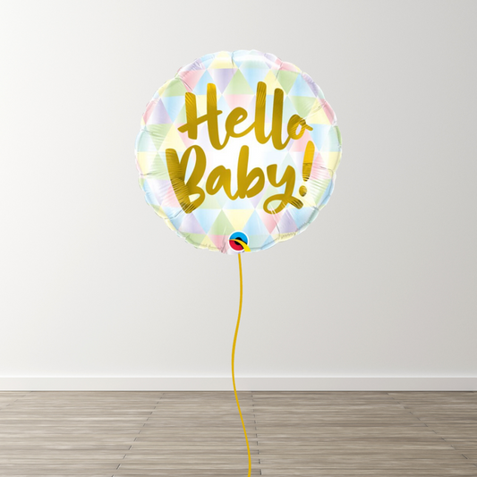 Hello Baby 18" Foil Balloon