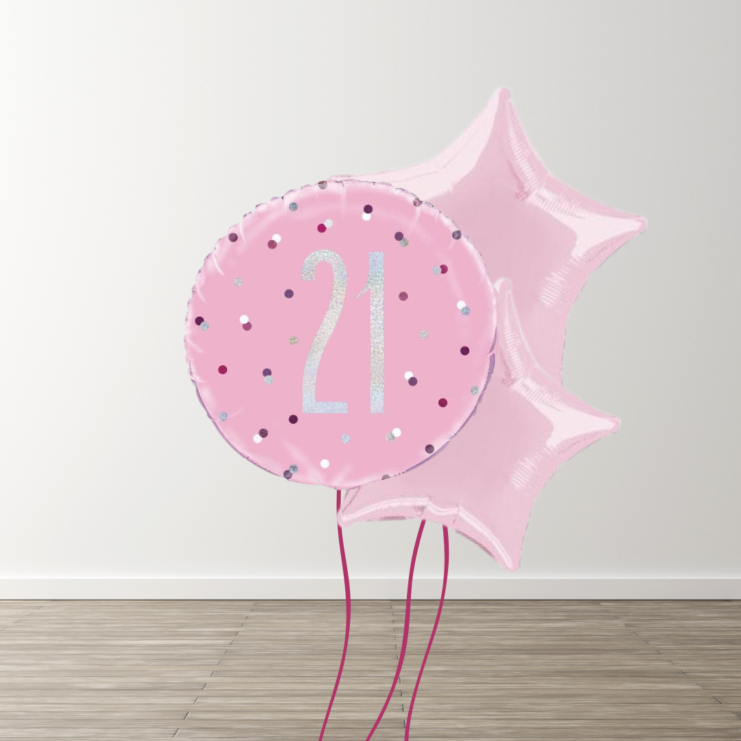 Small Pink Balloon Bouquet