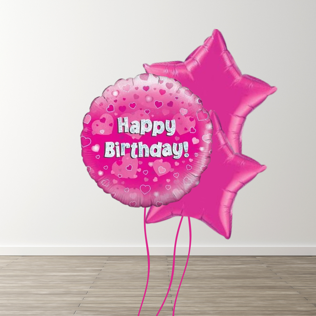 Small Pink Balloon Bouquet