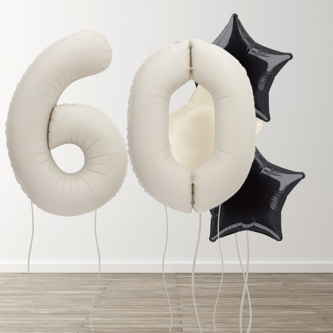 Matte Neutral Foil Number Bunch