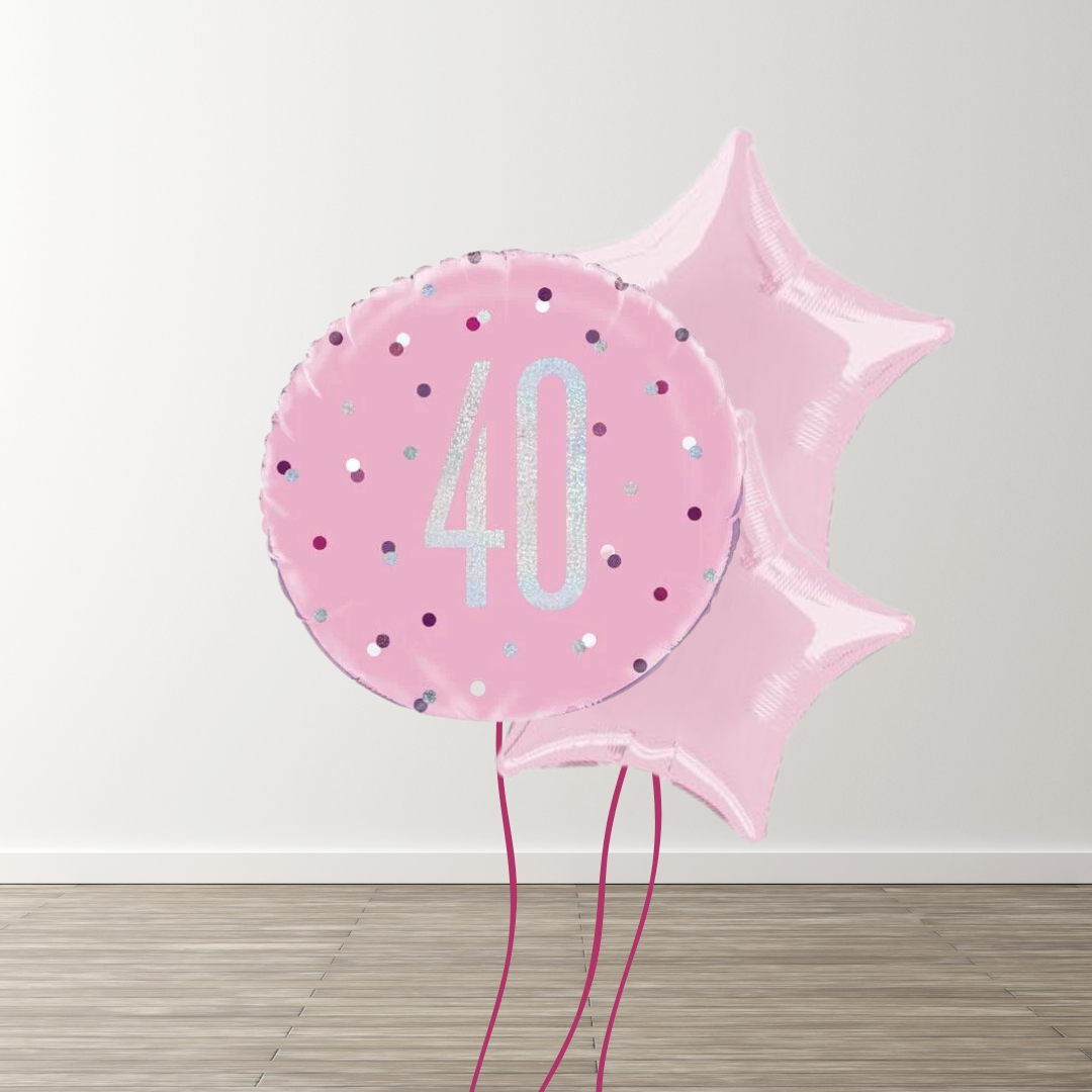 Small Pink Balloon Bouquet