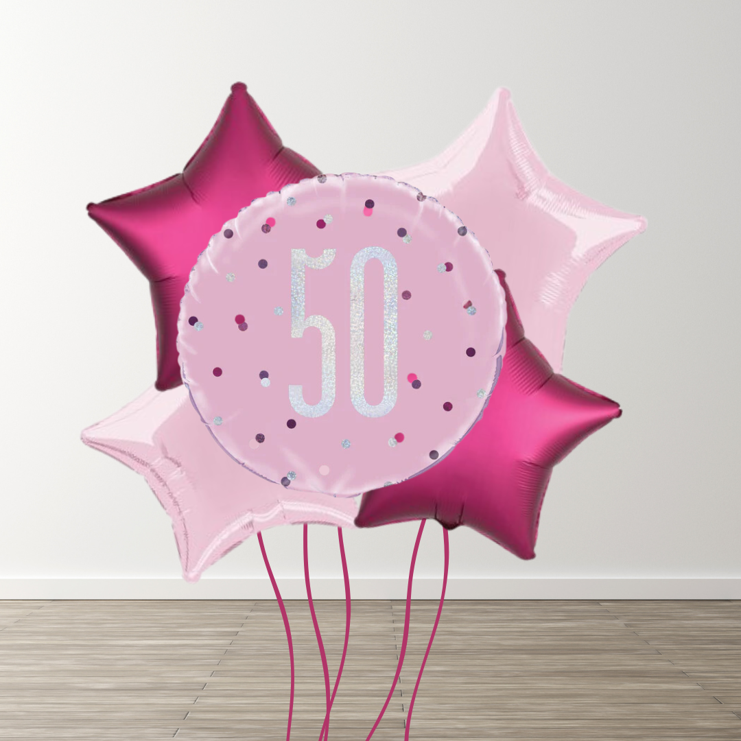 Large Pink Balloon Bouquet