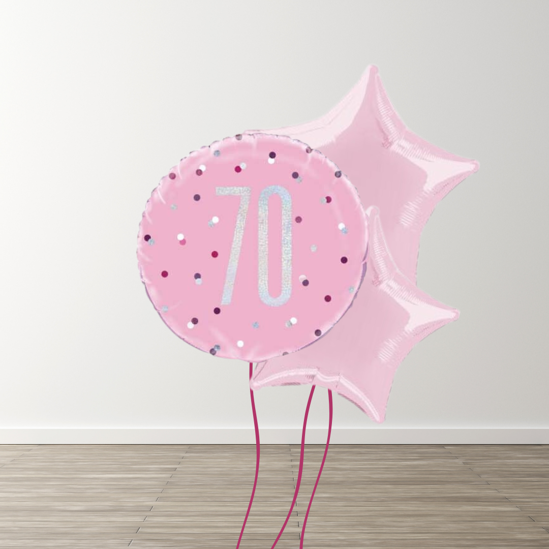 Small Pink Balloon Bouquet