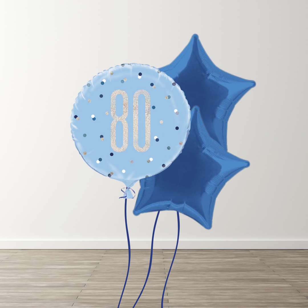 Small Blue Balloon Bouquets