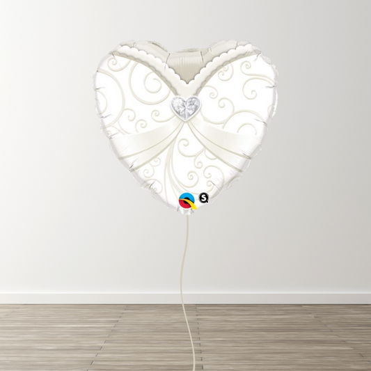 Wedding Dress 18" Foil Balloon