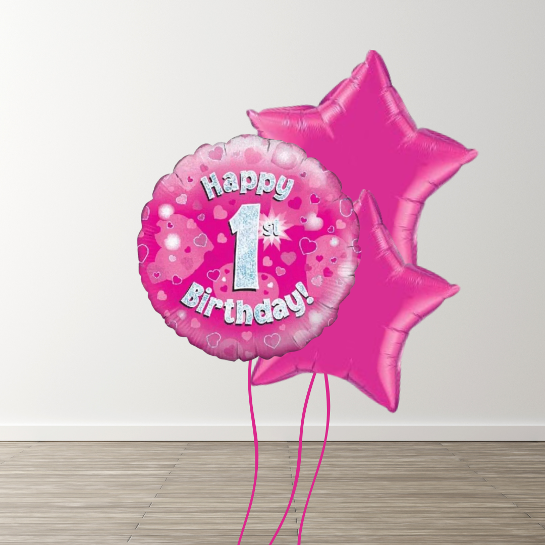 Small Pink Balloon Bouquet