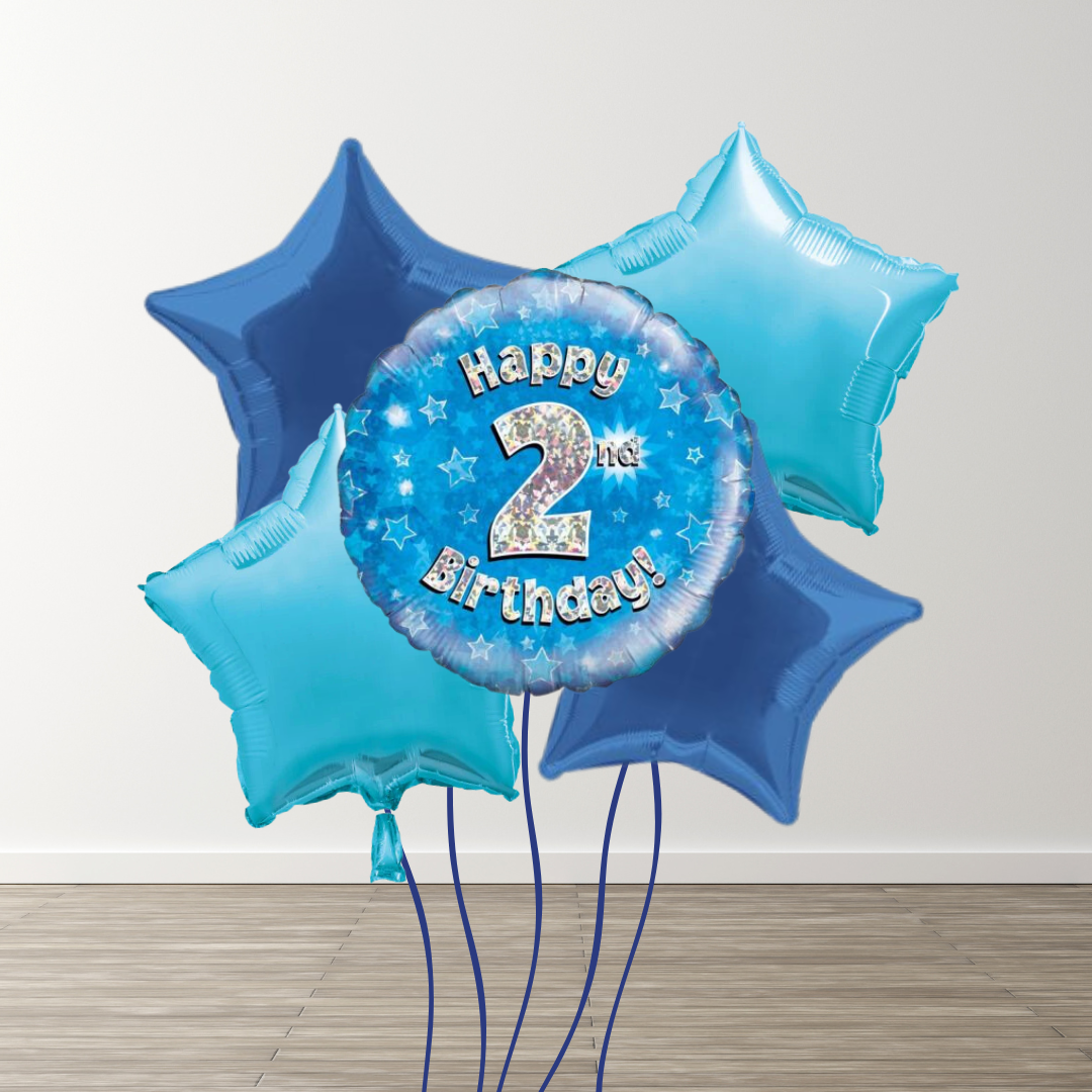 Large Blue Balloon Bouquets