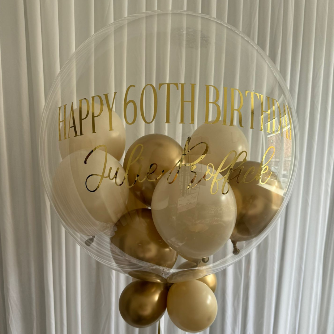 Milestone Birthday Bubble Balloon