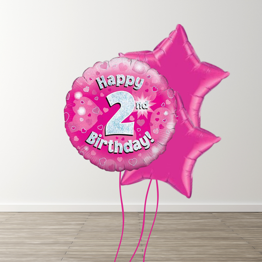 Small Pink Balloon Bouquet