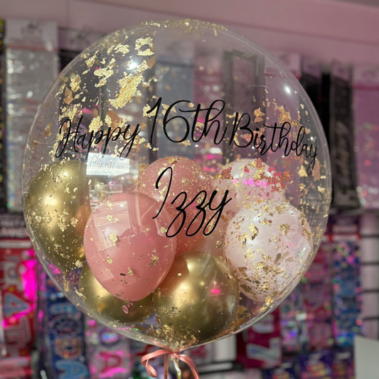 Gold Foil Bubble Balloon