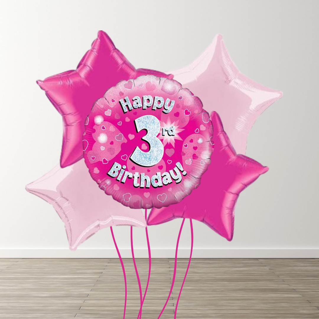 Large Pink Balloon Bouquet