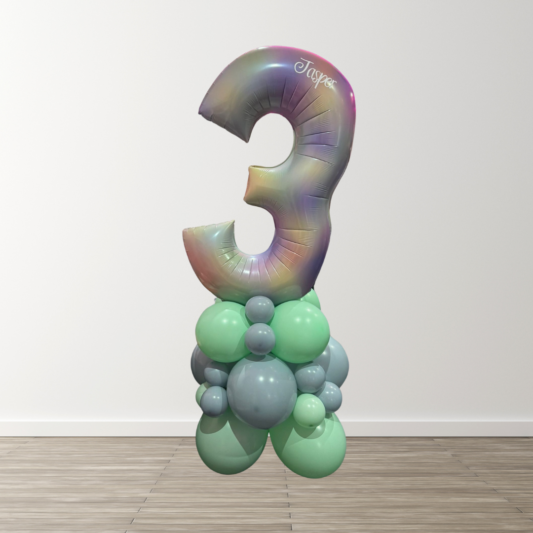Pastel Balloon Stack