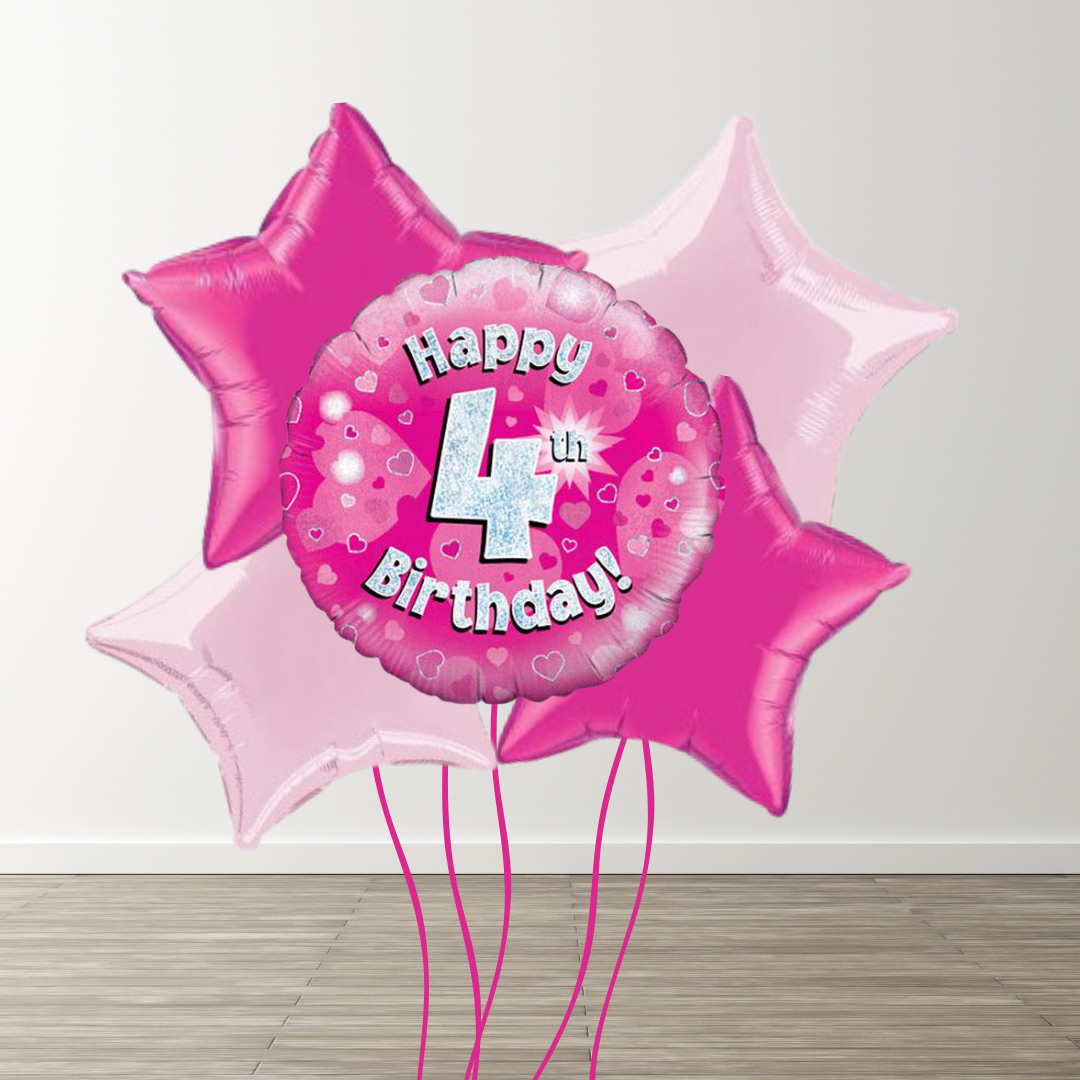 Large Pink Balloon Bouquet