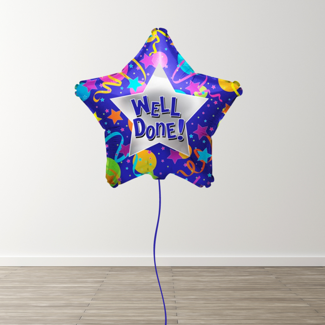 Well Done Star 19" Foil Balloon