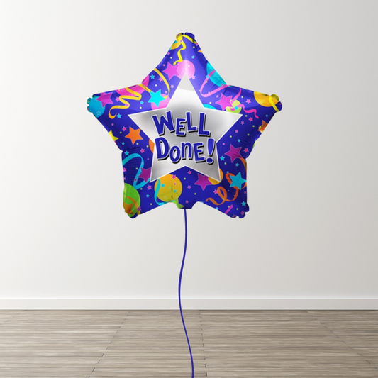 Well Done Star 19" Foil Balloon