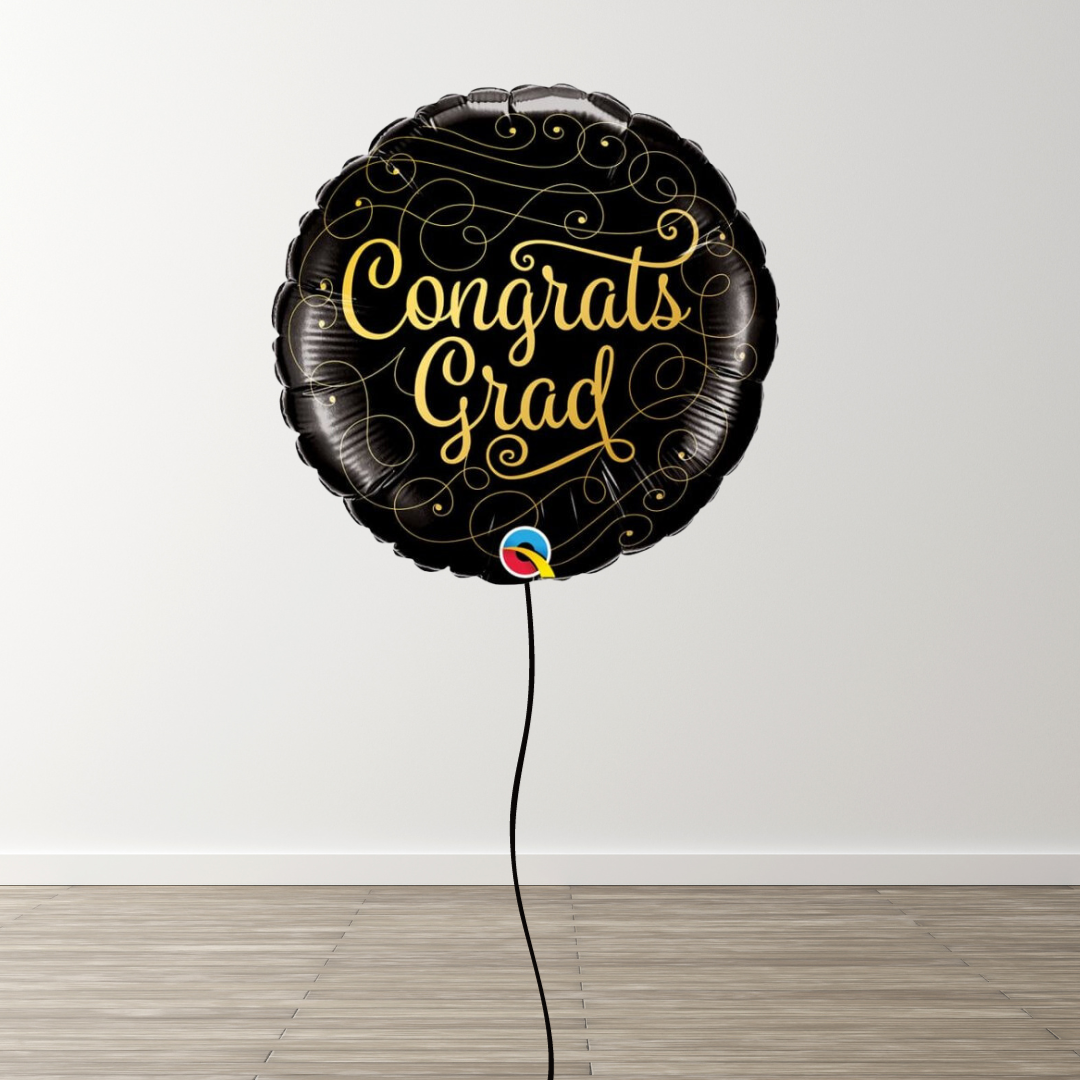 Congrats Grad Script 18" Foil Balloon