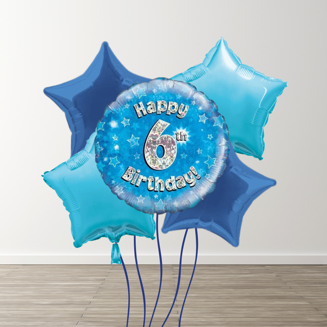 Large Blue Balloon Bouquets