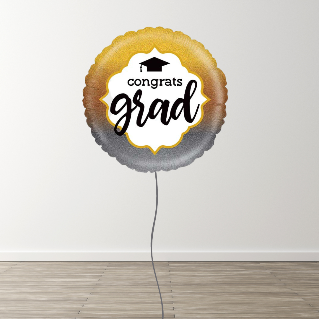 Congrats Grad Ombre 18" Foil Balloon