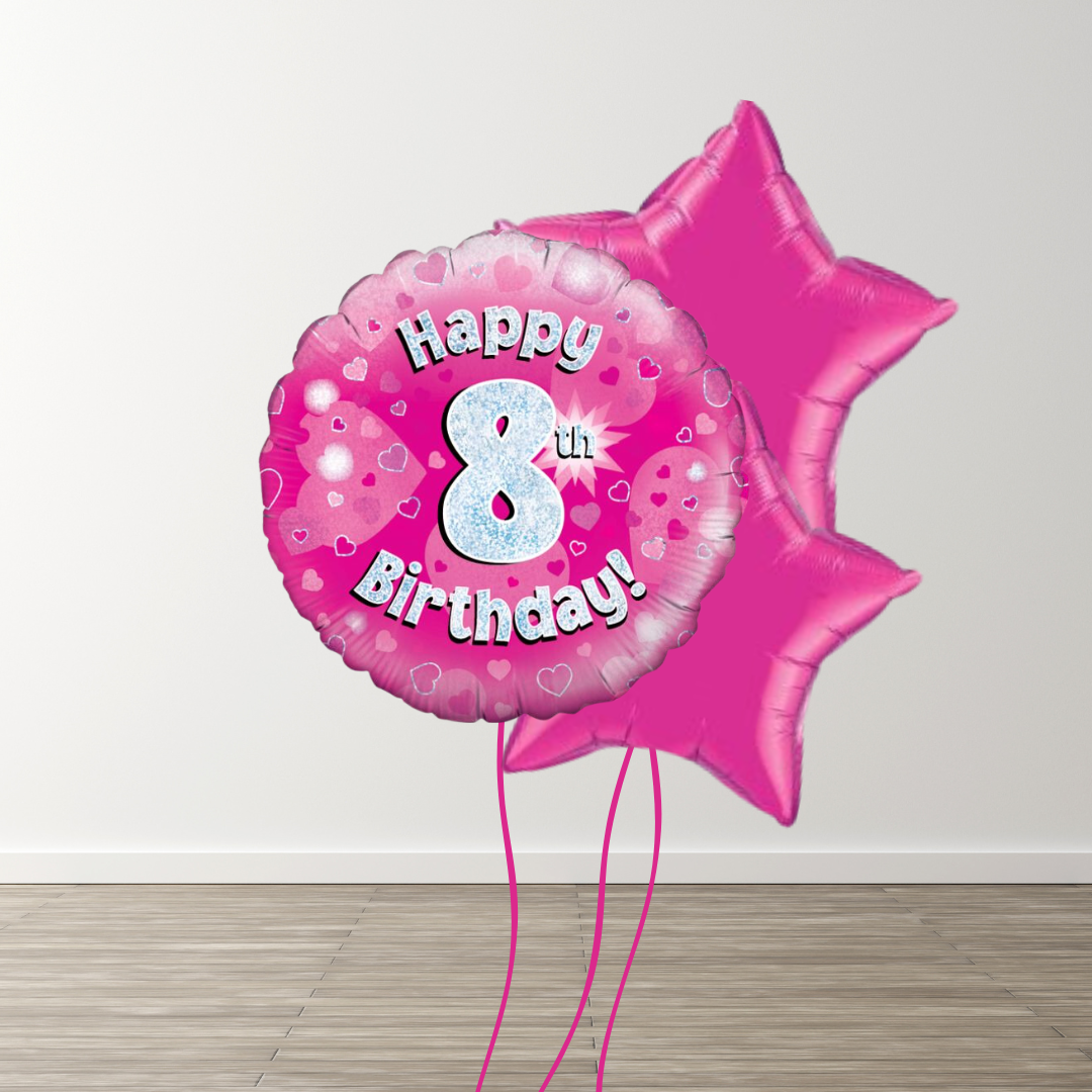 Small Pink Balloon Bouquet
